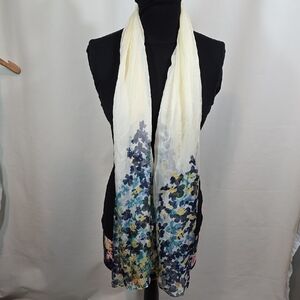 ** 3/$25 ** Gauzy Floral Summer Scarf NWT